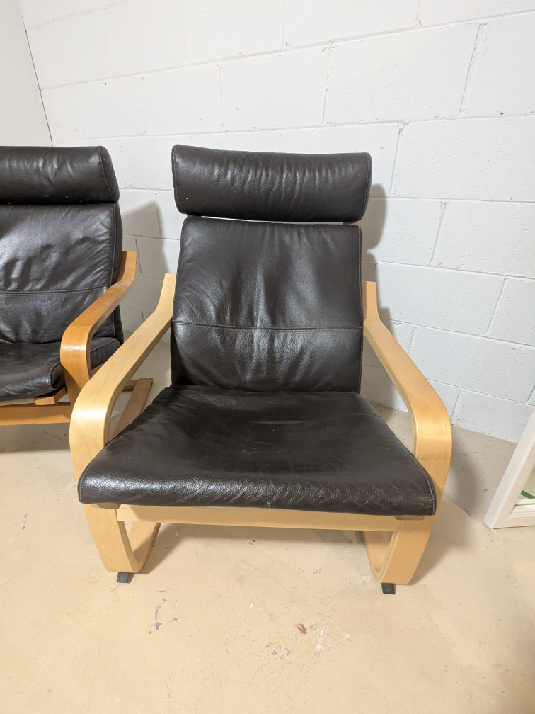 IKEA Poang Chairs (Pair) - photo 3