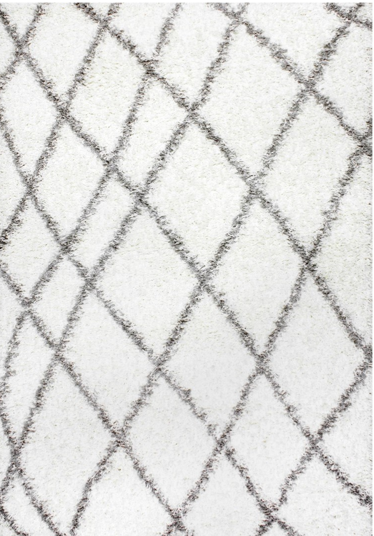 nuLOOM 4x6 White Alvera Easy Shag Rug - photo 2
