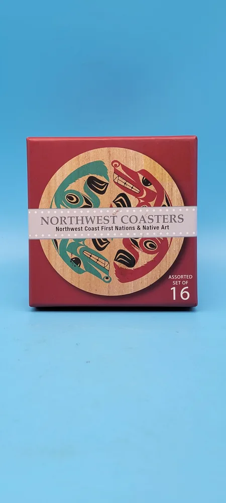 🥳NEW🤩 Northwest Coast First Nations & Native Art Coasters thumbnail