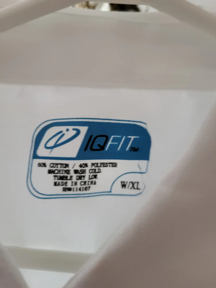 Two IQ Fit White Dress Shirts - W/XL image indicator(2)