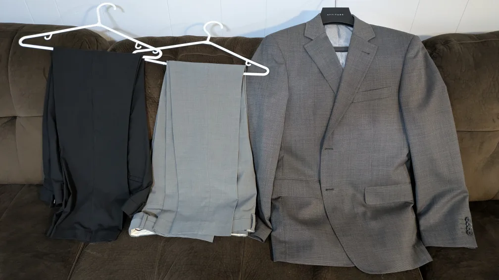 Men's Dress Clothes; Suit Jacket, Pants & Shirts thumbnail