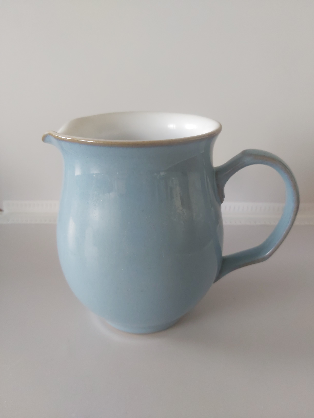 Derby Handcrafted Stoneware Creamer - Light Blue