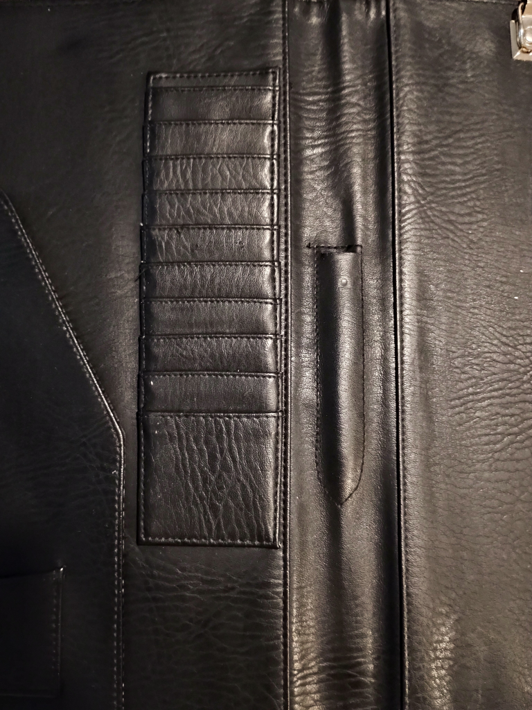 Bond Street Black Leather Portfolio - photo 5