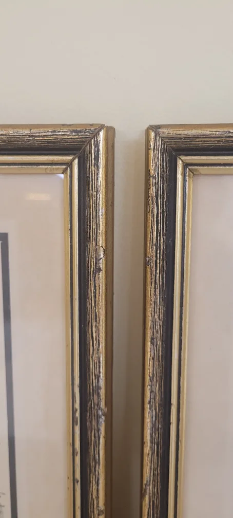 Set of 2 Lithographs Pen/Ink by P Sigel image indicator(8)