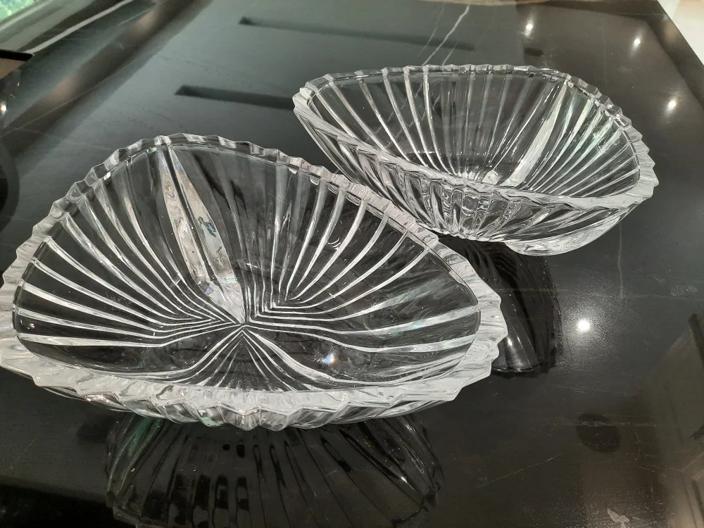 Crystal Serving Bowls - Set of 2 thumbnail