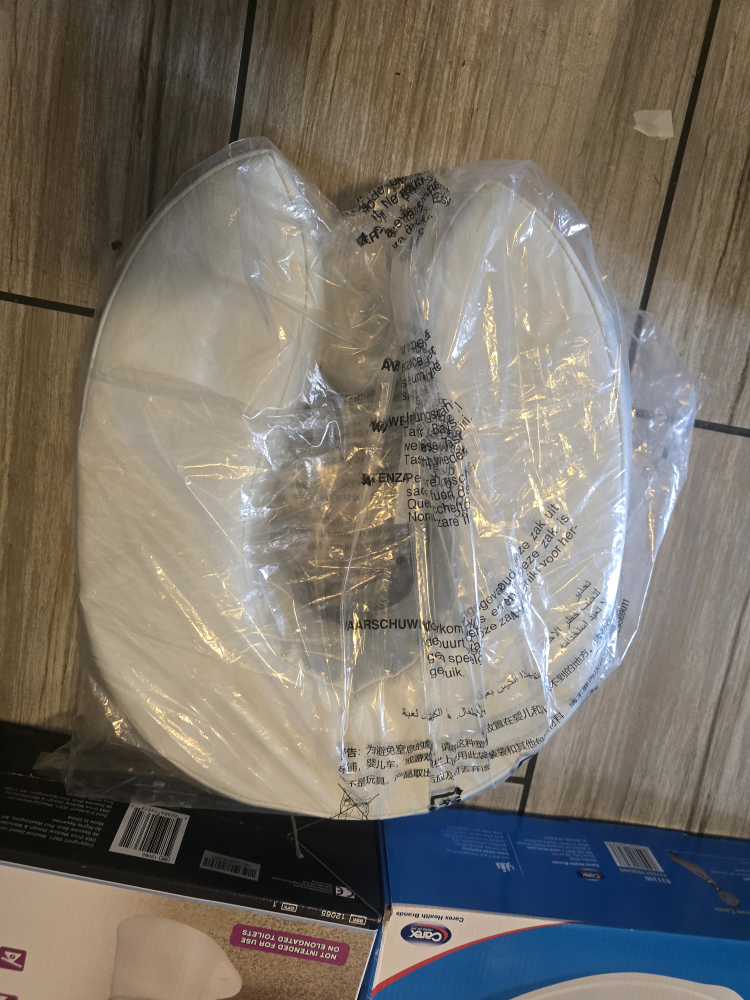 Carex Safe Lock Raised Toilet Seat - photo 3