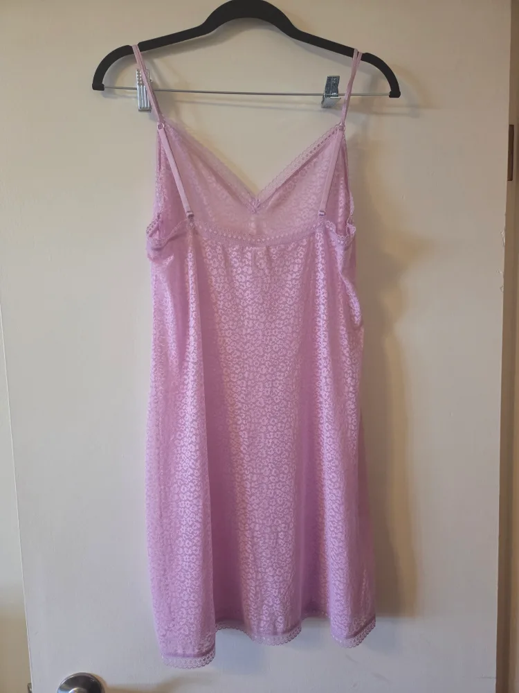 Victoria's Secret Pink Lace Slip Dress image indicator(5)