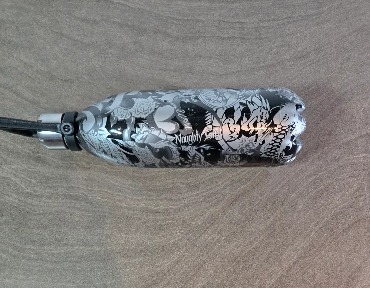 Naughty Girl Black & Silver Water Bottle image indicator(5)