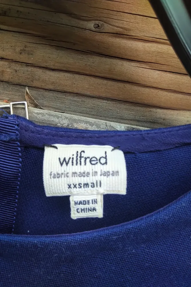 Aritzia Wilfred Blue Dress image indicator(2)