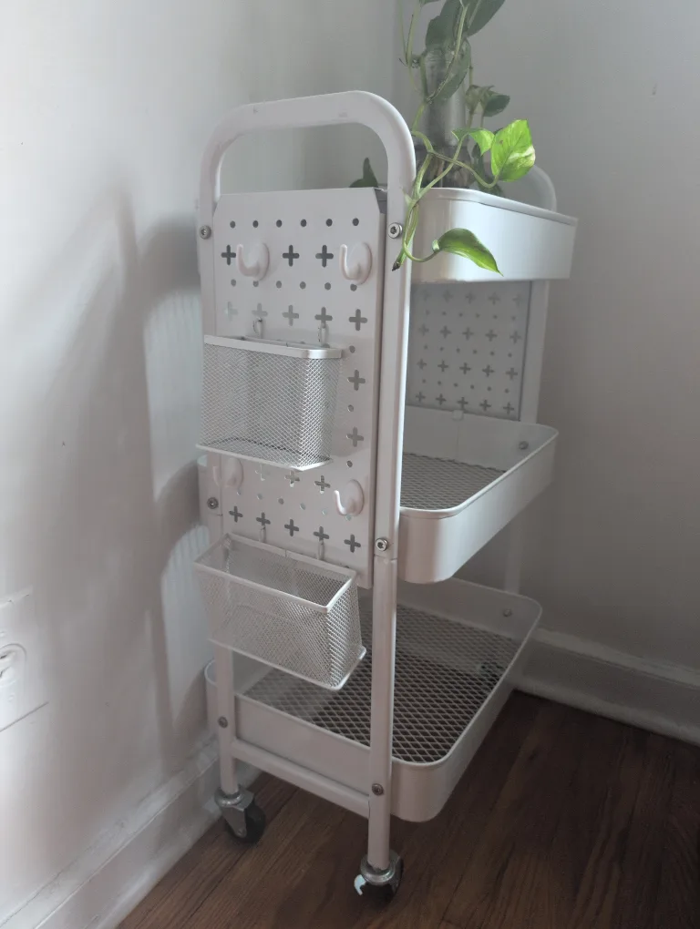 Rolling Cart - White thumbnail