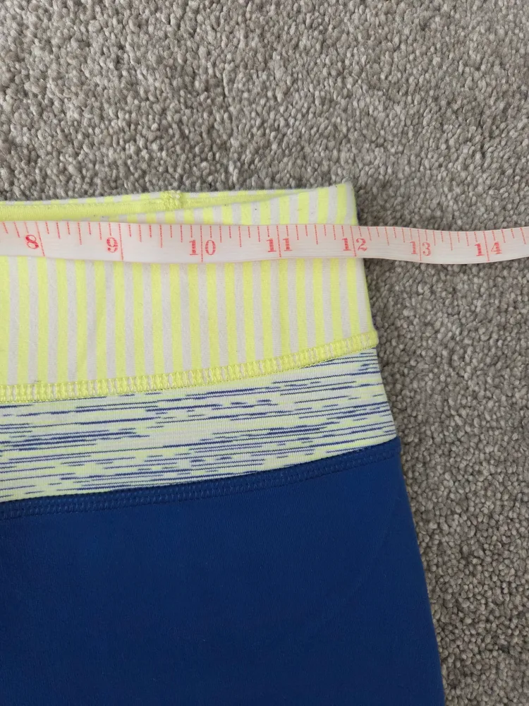 Lululemon Athletica Blue Yoga Pants - Size 2 image indicator(2)