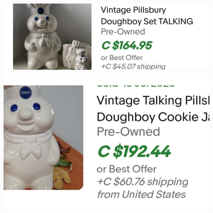 Vintage Pillsbury Doughboy Cookie Jar. Giggles when top removed - photo 2