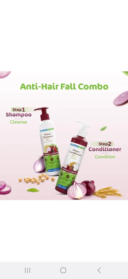 Mamaearth Onion Shampoo & Conditioner Combo thumbnail
