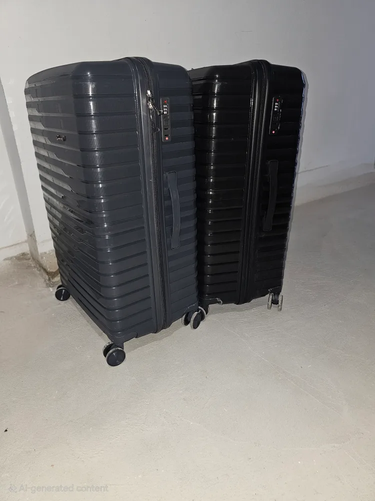 Large Concord Luggage - Black and Grey image indicator(3)