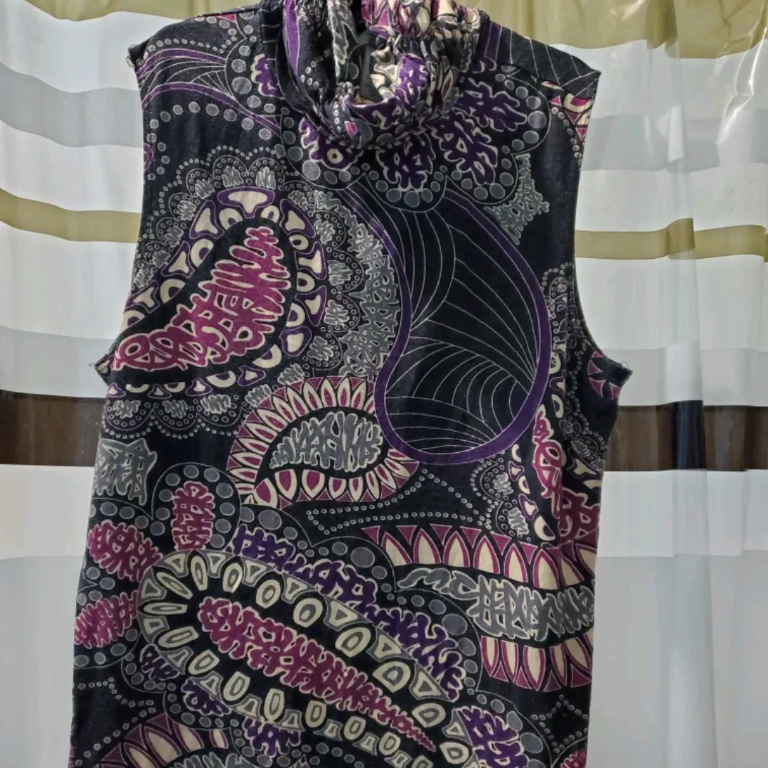 Vintage sleeveless summer shirt thumbnail