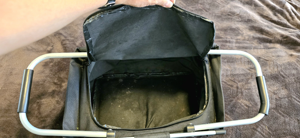 Black Folding Shopping Basket - photo 3