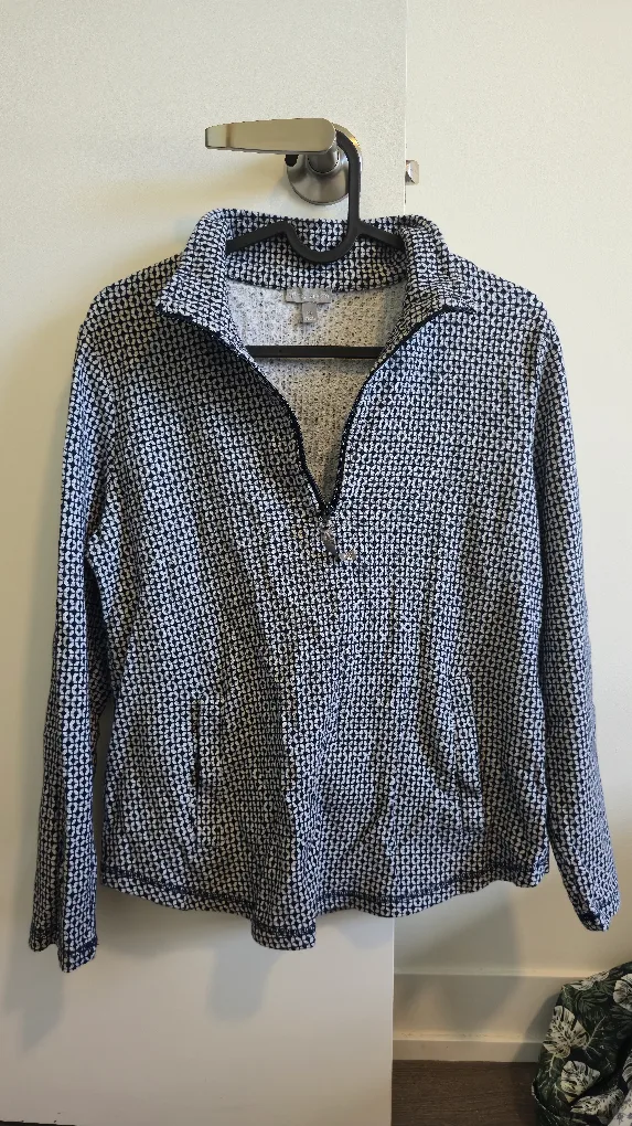Talbots Quarter Zip Pullover - Medium Petite thumbnail
