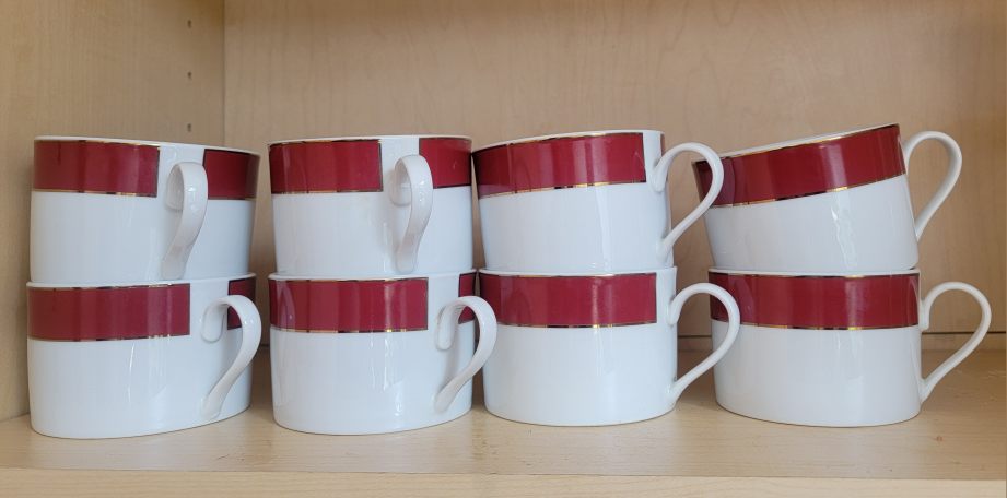 Vintage Like Coffee or Tea Cups (Set of 8)