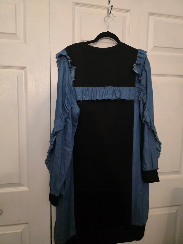 Black & Blue  Denim Dress/Duster thumbnail
