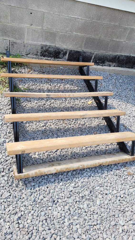 Outdoor Stair Stringer Set