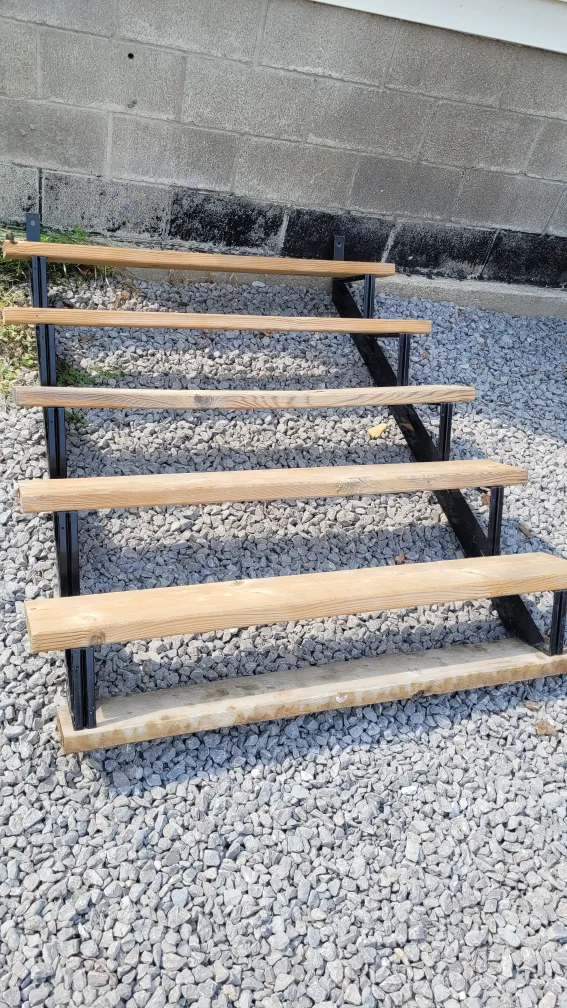 Outdoor Stair Stringer Set