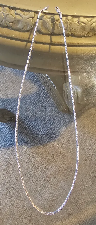 10KT Gold Wheat Chain Necklace - 4g