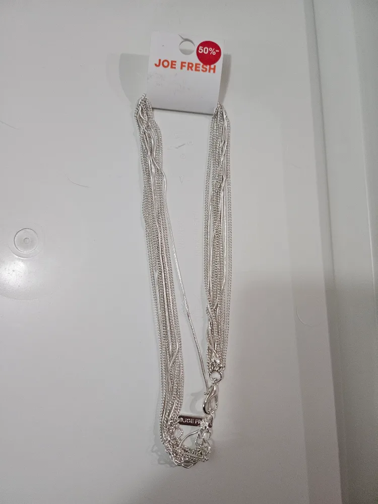 Joe Fresh Silver Multi-Strand Necklace thumbnail