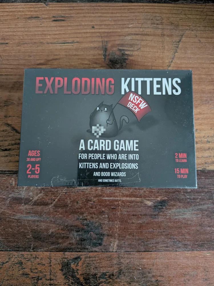 Exploding Kittens NSFW Deck - Card Game thumbnail