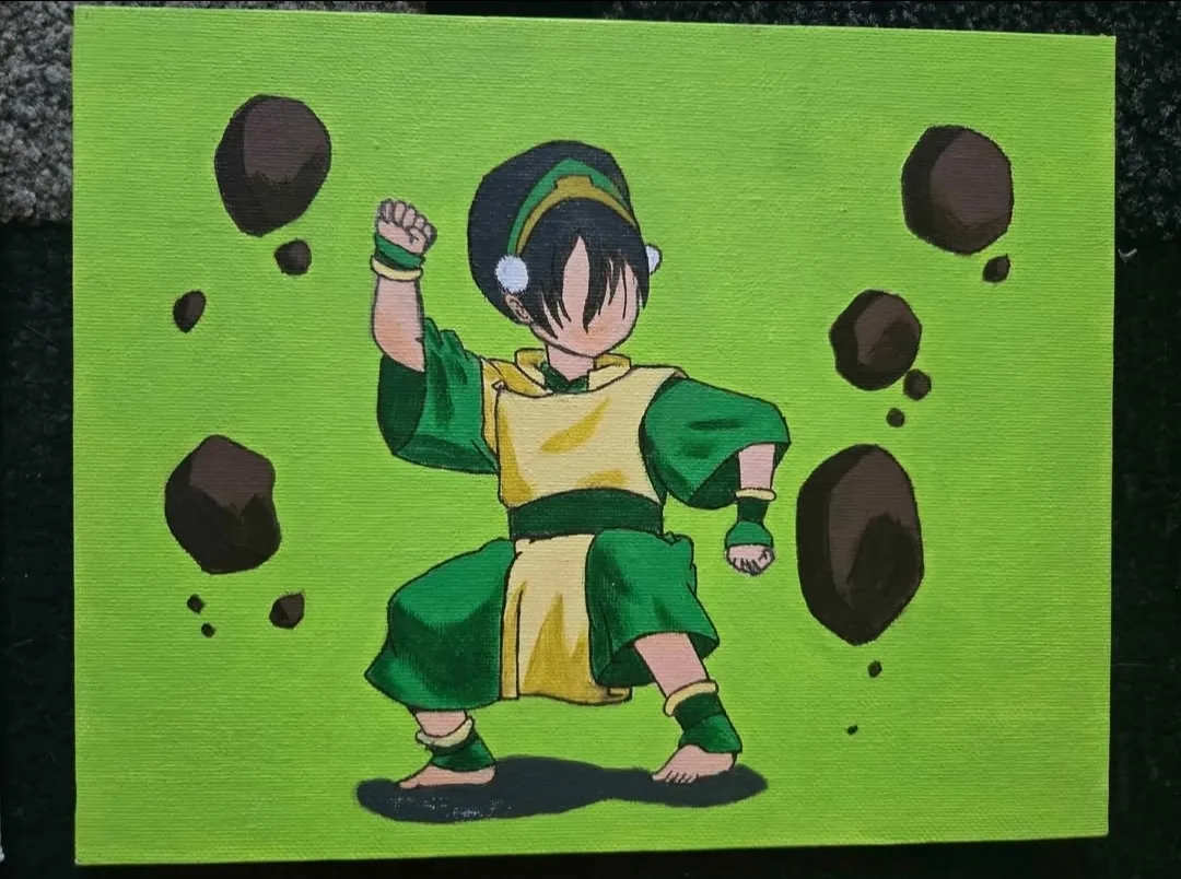 Toph Painting Avatar The Last Airbender thumbnail