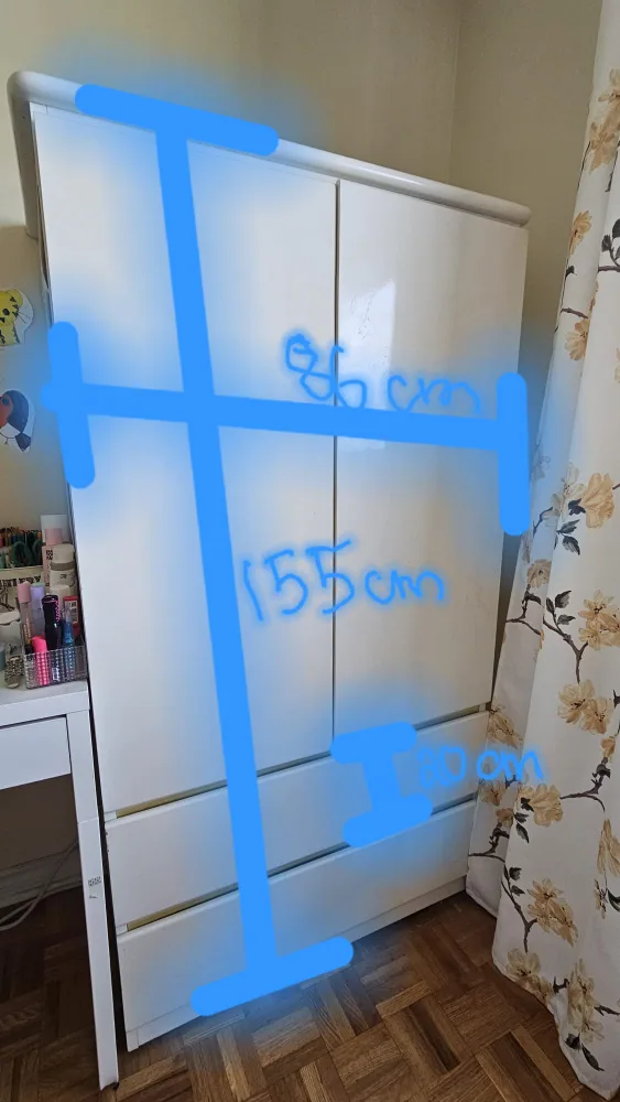 White 6-Drawer Dresser with Mirror and Dresser image indicator(7)