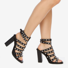 Black Studded Sandals *excellent condition - photo 3