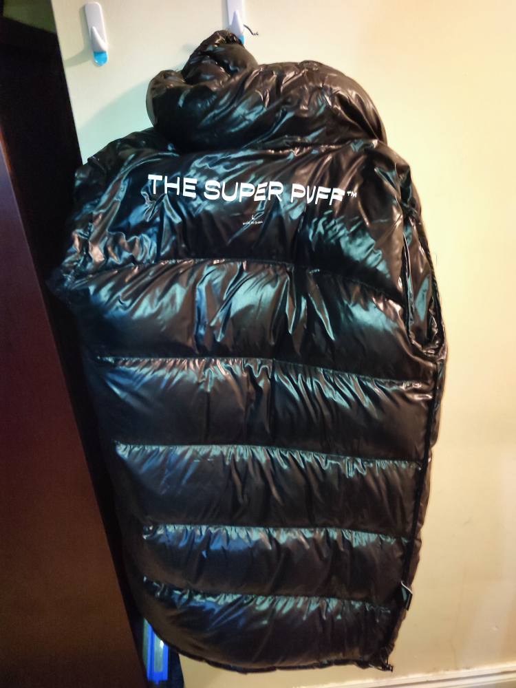 Super Puff Black Puffer Jacket Size L - photo 3