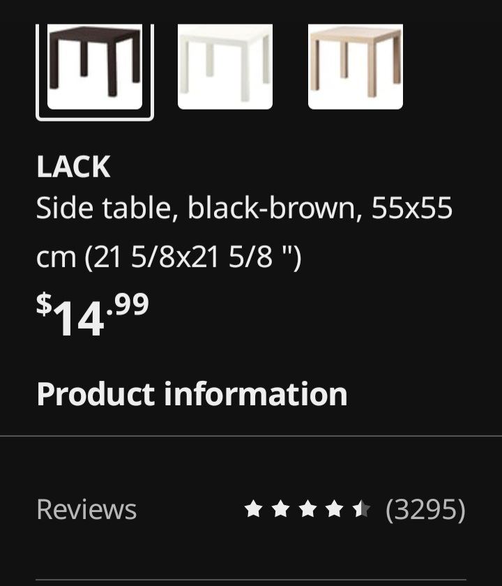 Two IKEA Side Table - photo 5