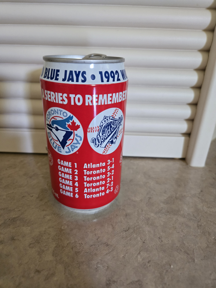 Coca-Cola 1992 Blue Jays World Series Can
