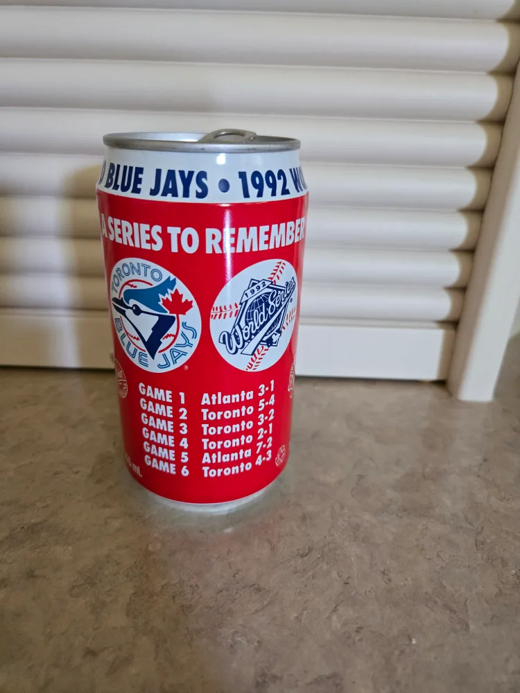 Coca-Cola 1992 Blue Jays World Series Can thumbnail