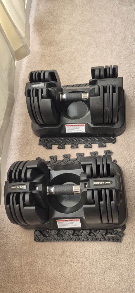 Shape Fit Core Adjustable Dumbbell set