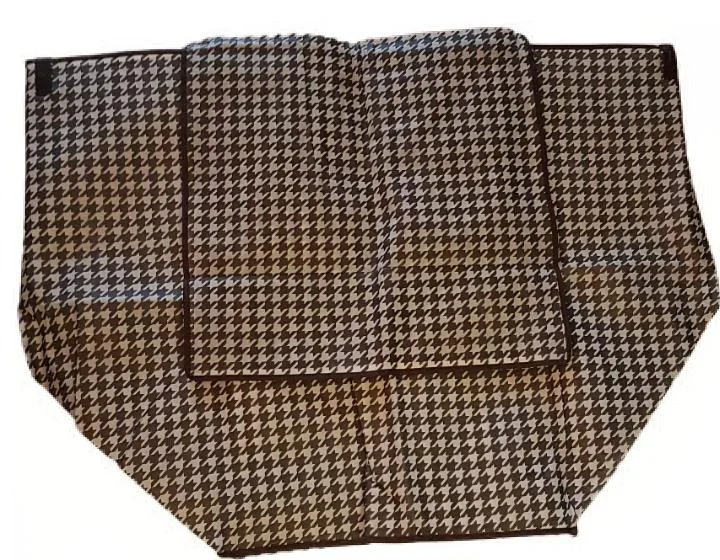 Houndstooth Print Reusable Storage Bags thumbnail