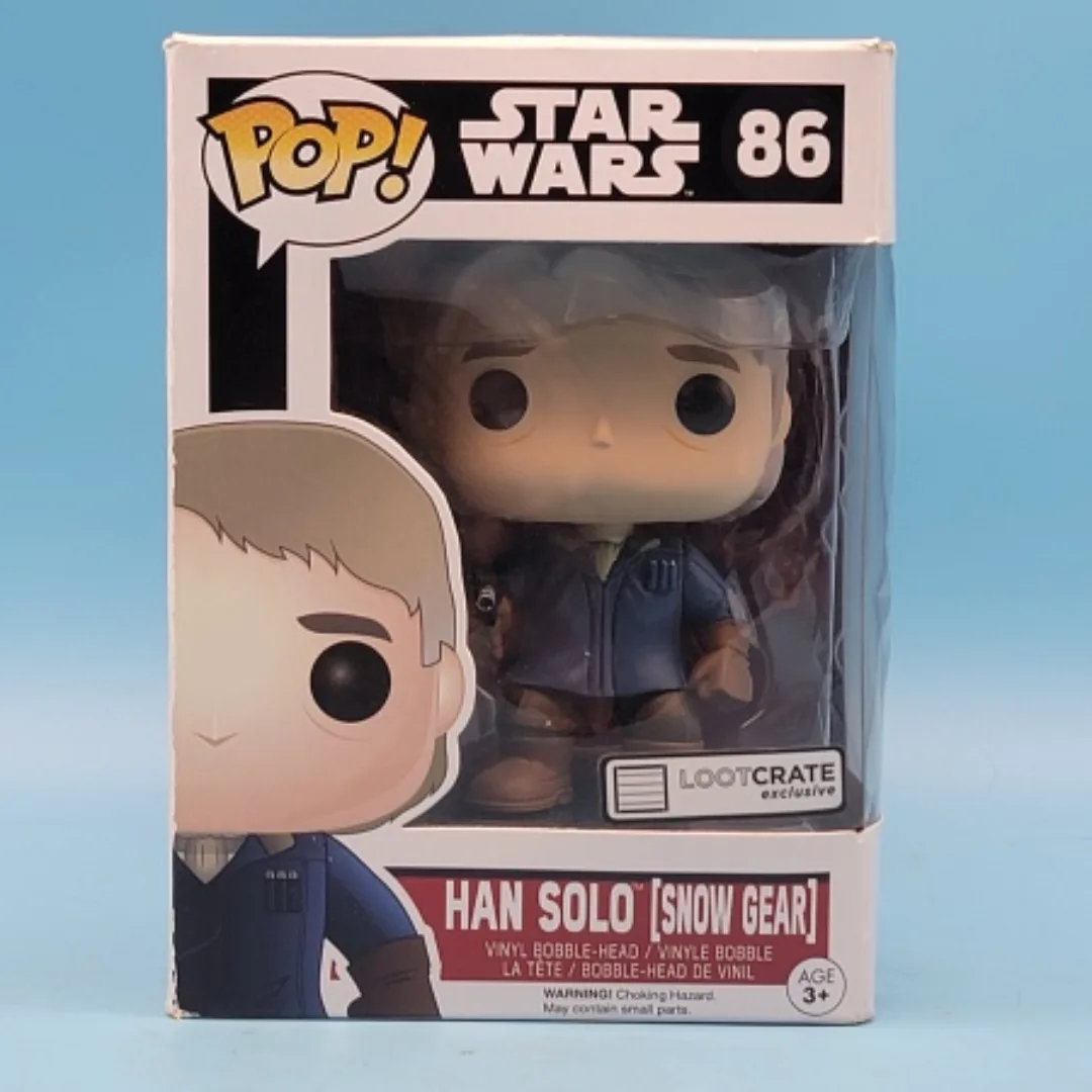 🥳NEW🤩 Funko Pop! Star Wars#86 HANS SOLO Lootcrate Exclusive thumbnail