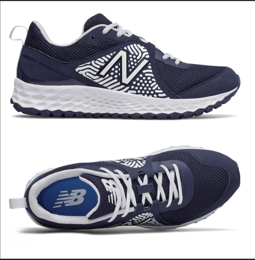New Balance  Fresh Foam Turf Baseball Men  Sz 9.5 Navy Sneakers