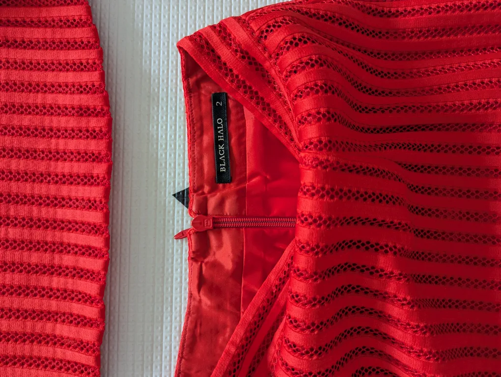 Black Halo Red 2-Piece Skirt Set image indicator(2)