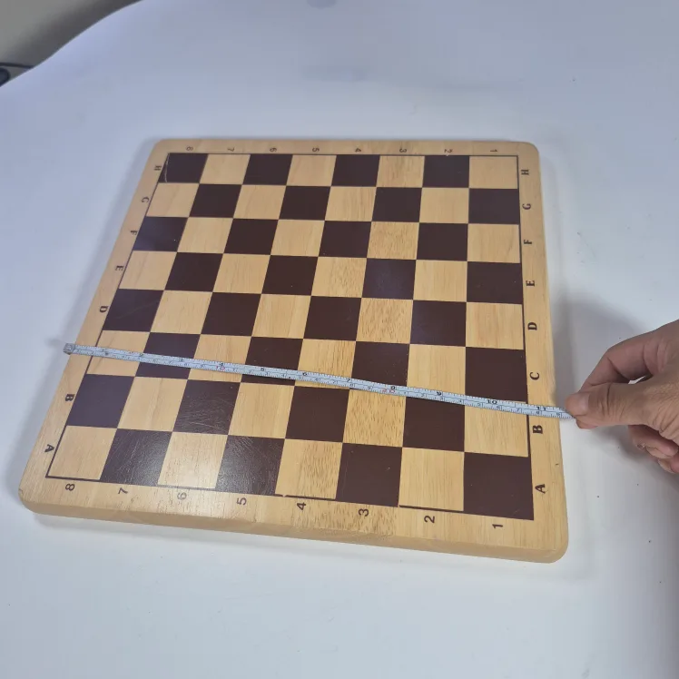 Wooden Chessboard 11" no pieces image indicator(4)