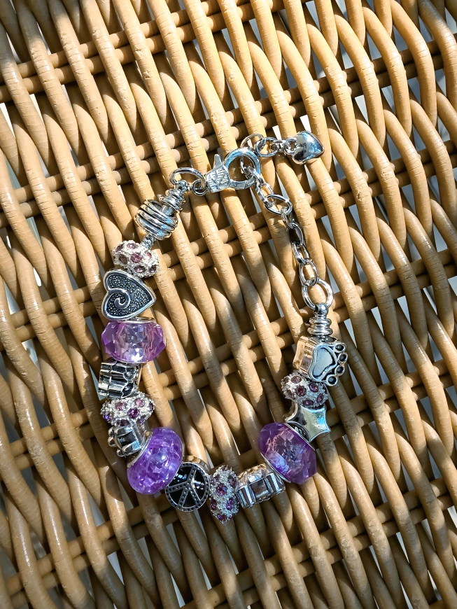 Charm Bracelet - stainless steel - photo 2