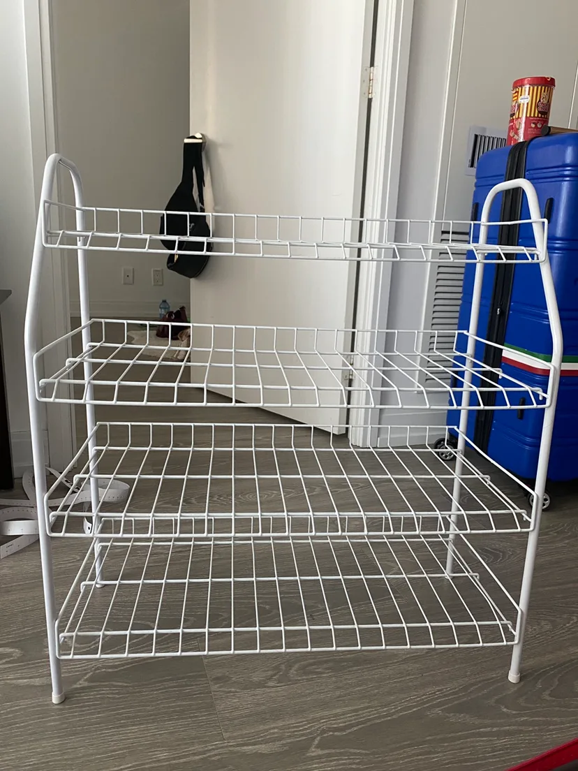 White Wire 4-Tier Shelf thumbnail