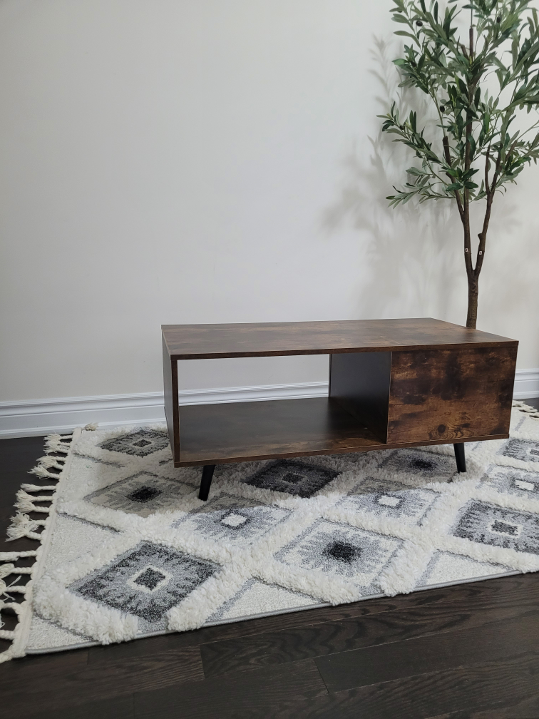 Brown Wood Coffee Table - photo 2