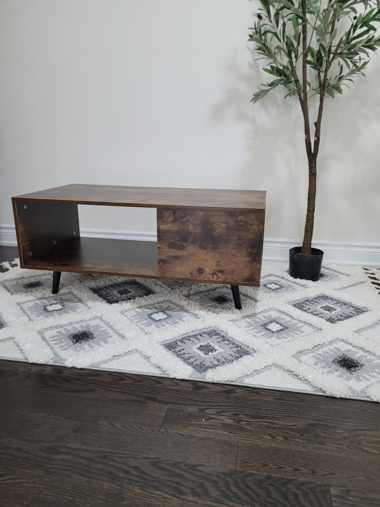 Brown Wood Coffee Table - photo 3