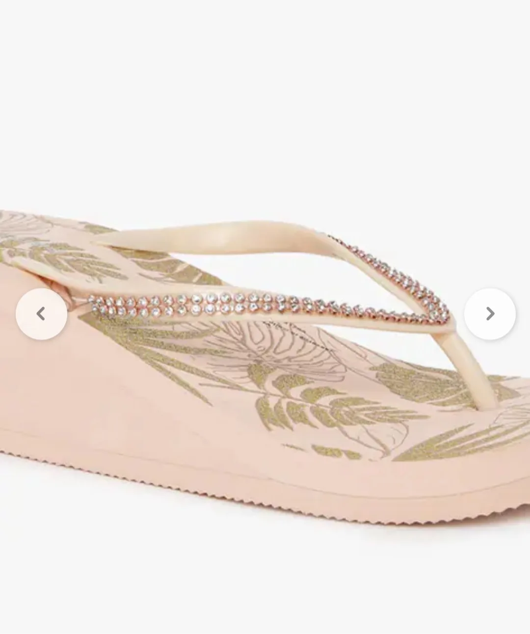 New Pink Wedge Flip Flops image indicator(7)