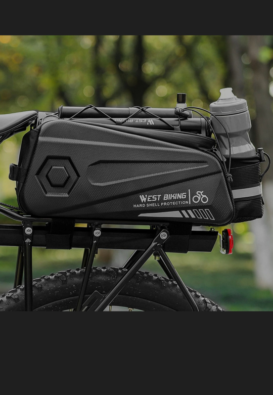 West Biking Hard Shell Bike Rack Bag - photo 3