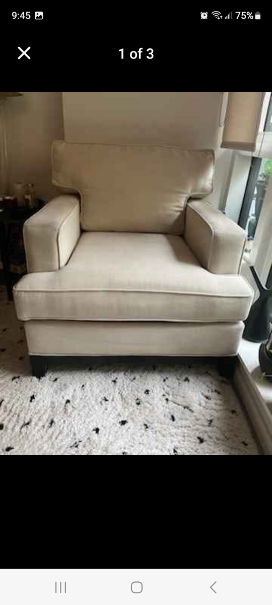 Beige Armchair