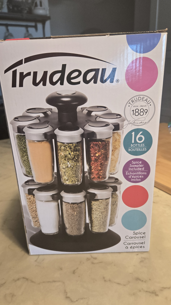 Trudeau Spice Carousel with 16 Bottles - photo 2