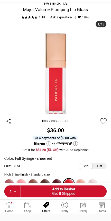 Patrick Ta Major Volume Plumping Lip Gloss image indicator(2)